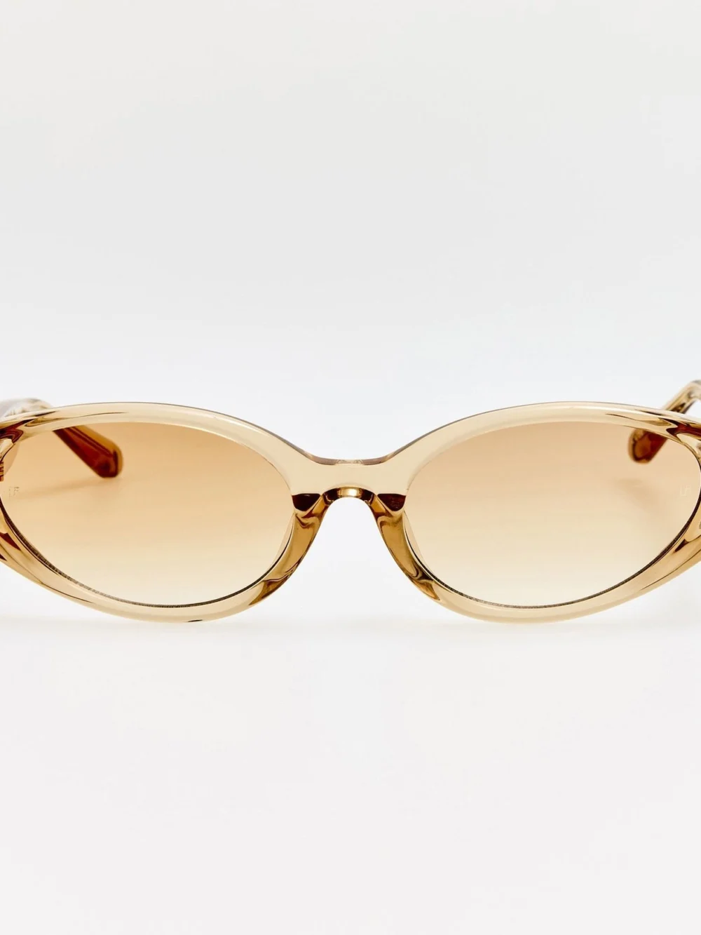 Linda Farrow Lyra Sunglasses in honey