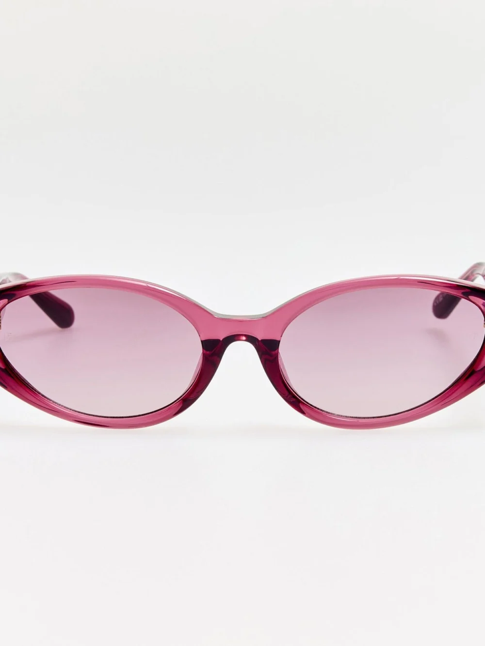 Linda Farrow Lyra Sunglasses in wine