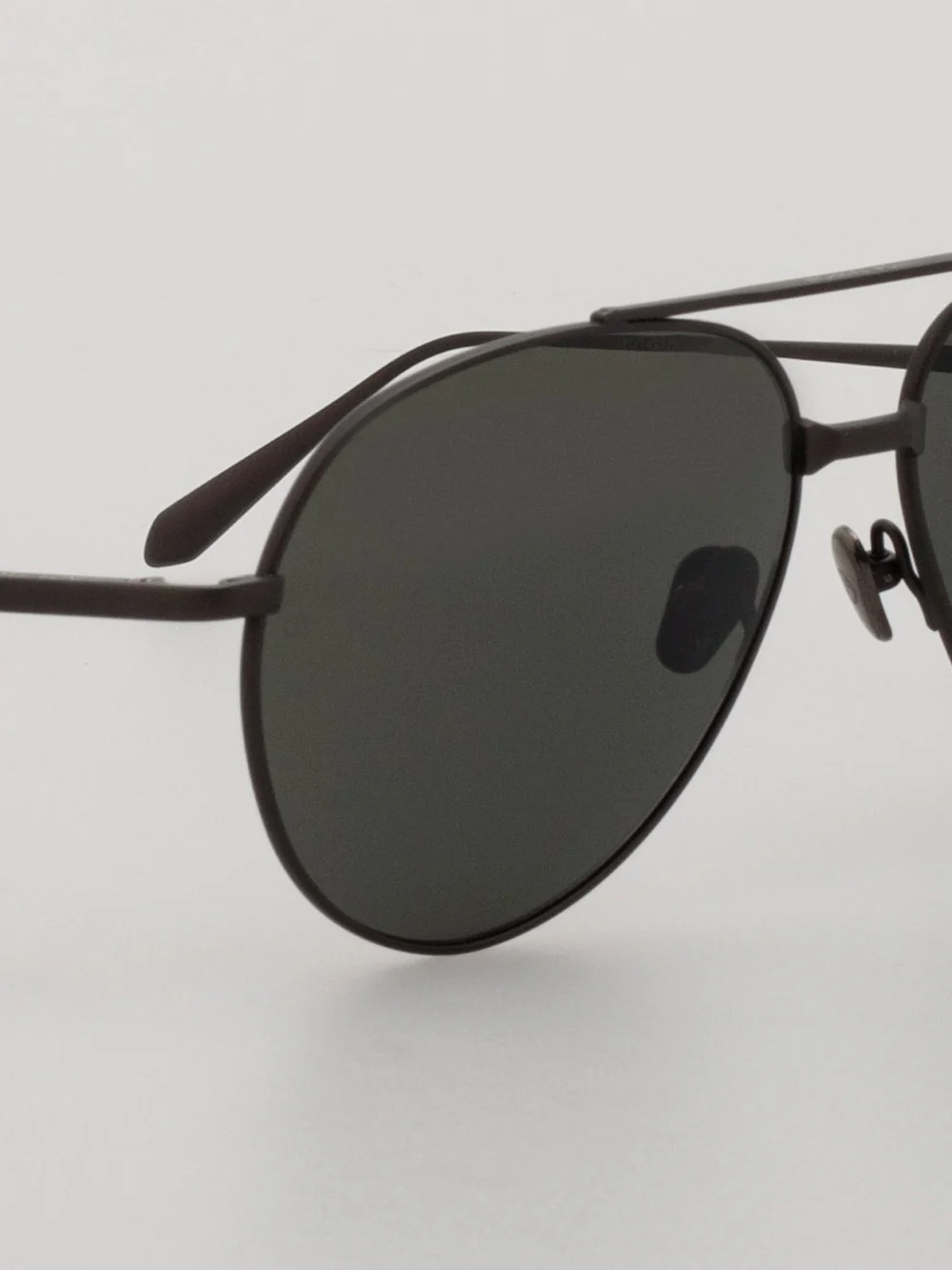 Linda Farrow Marcelo Sunglasses, matt black nickel, view 5