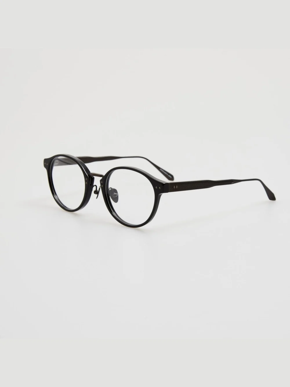 Linda Farrow Marco Optical Frame, black matt nickel, view 2