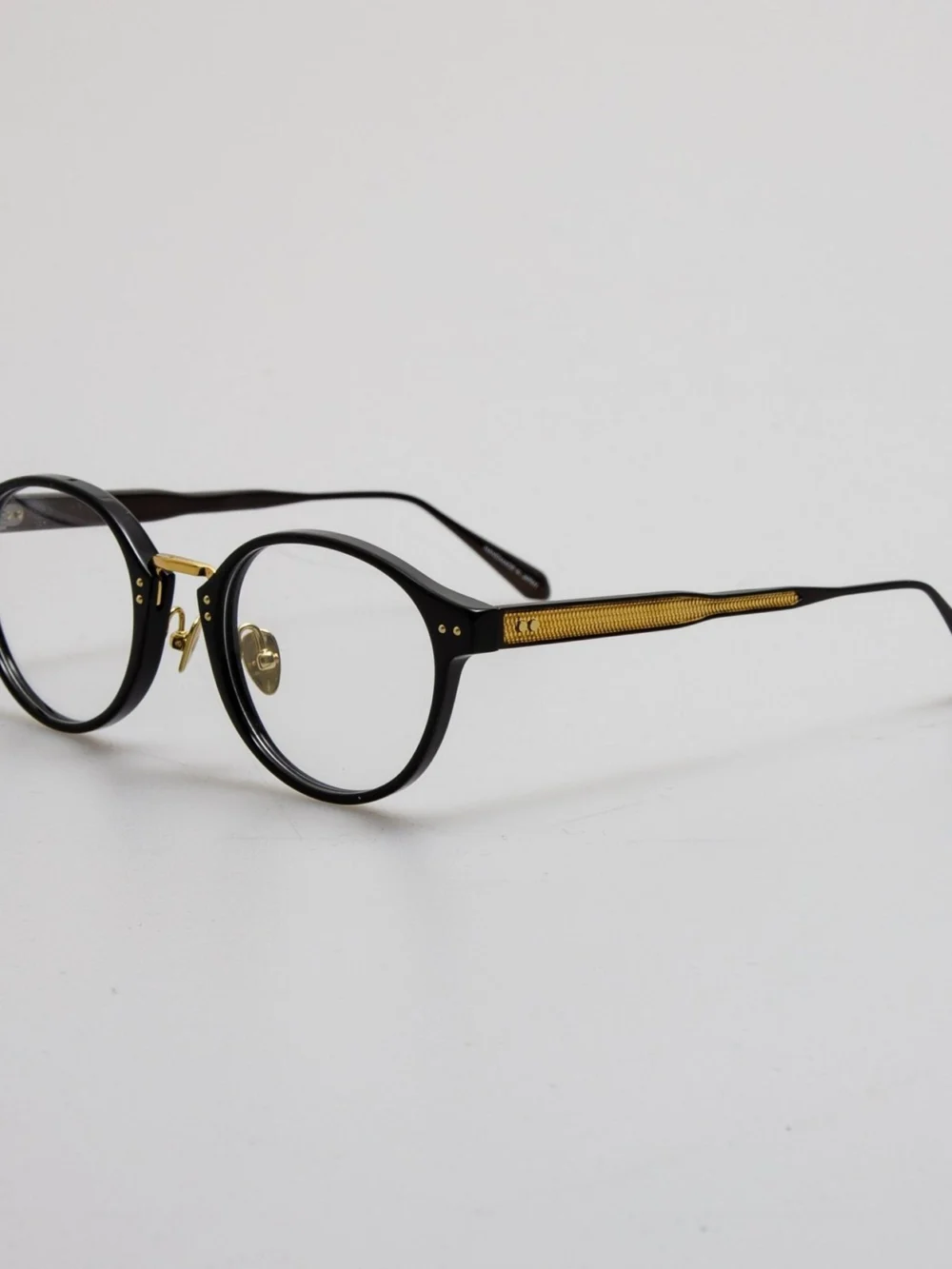 Linda Farrow Marco Optical Frame, black, view 2