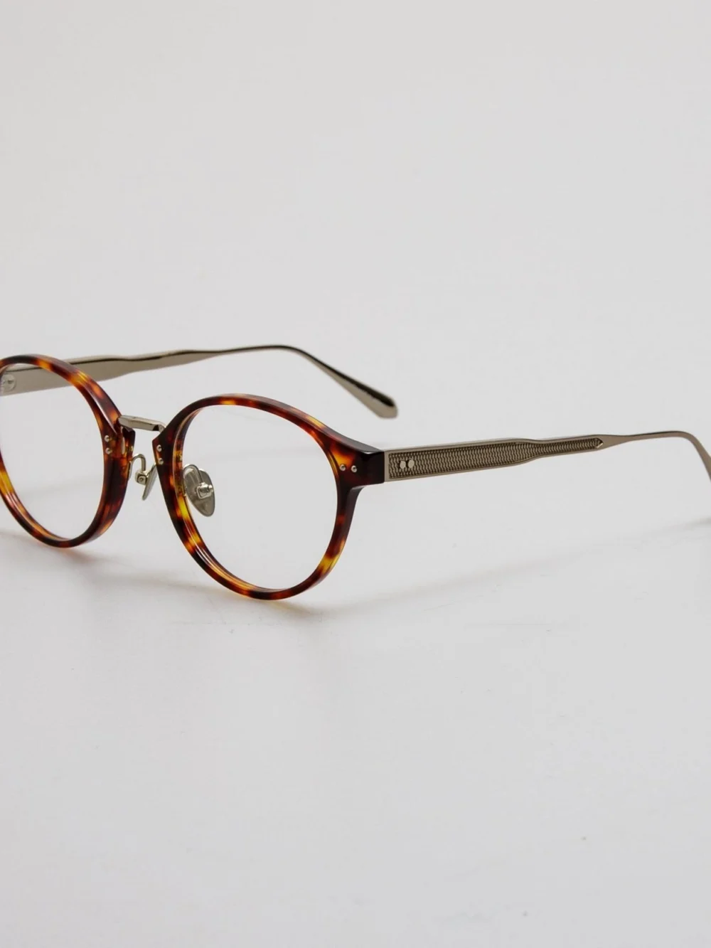 Linda Farrow Marco Optical Frame, dark tortoiseshell, view 2