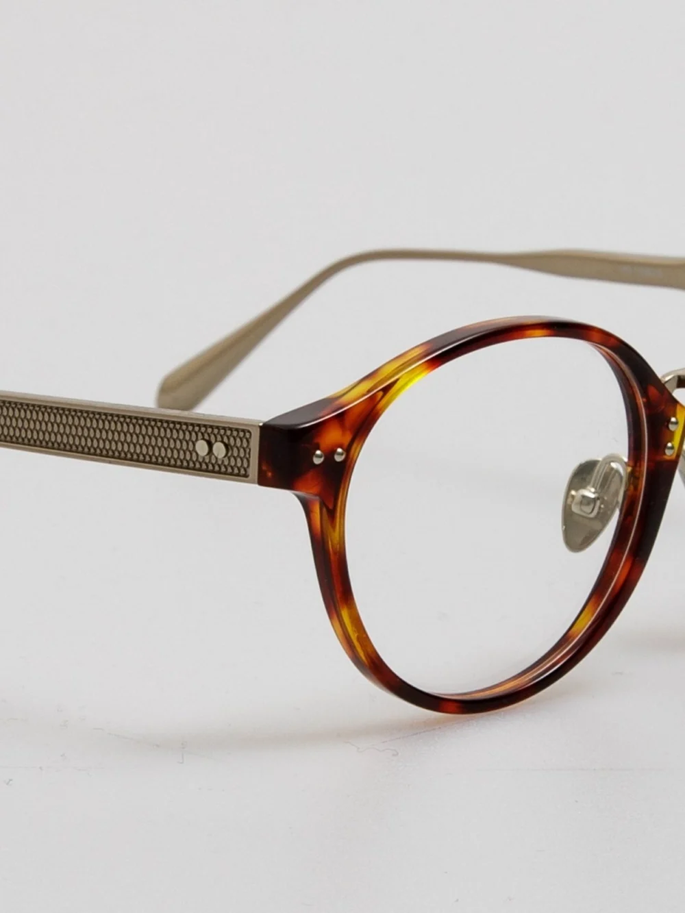 Linda Farrow Marco Optical Frame, dark tortoiseshell, view 5