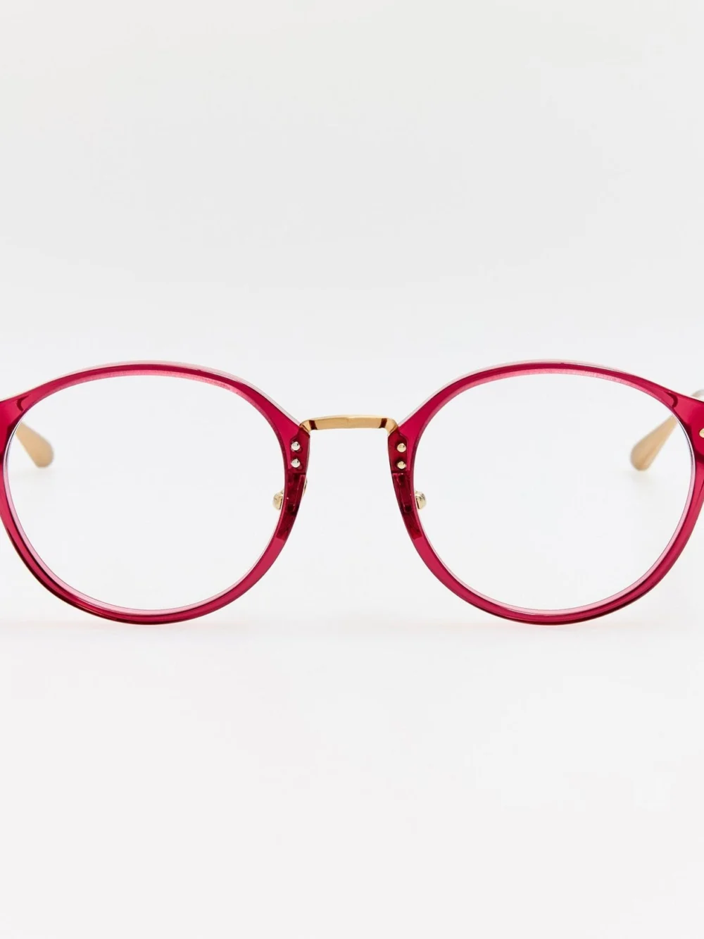 Linda Farrow Marco Optical in wine
