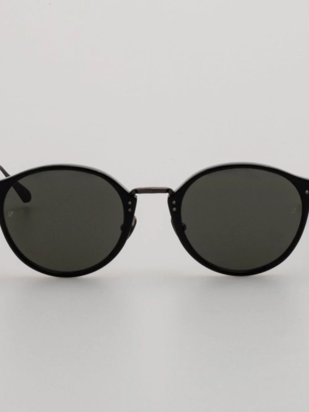 Linda Farrow Marco Sunglasses in black matt nickel