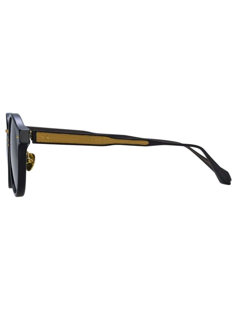 Linda Farrow Marco Sunglasses, black, view 6