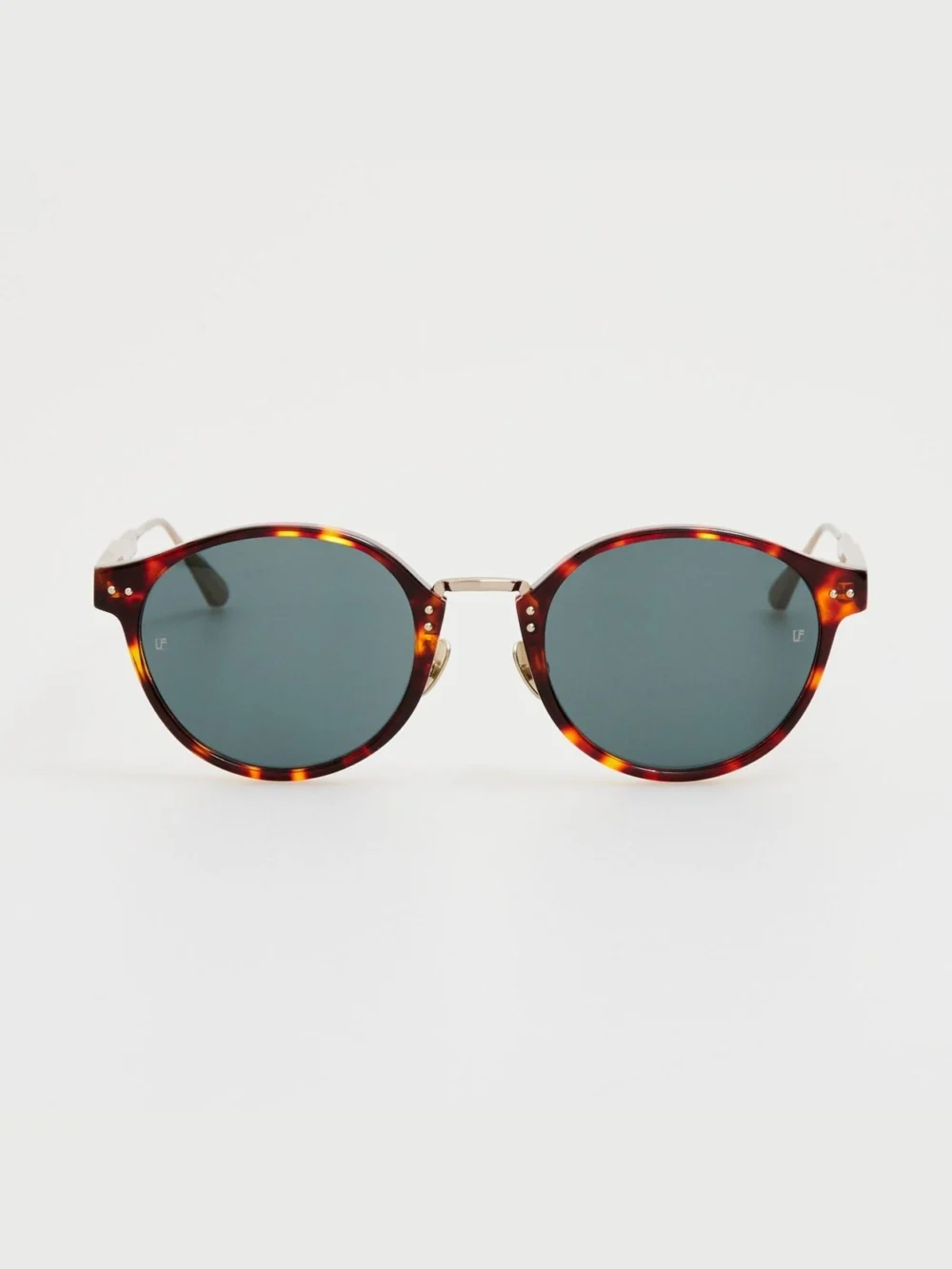 Linda Farrow Marco Sunglasses in dark tortoiseshell