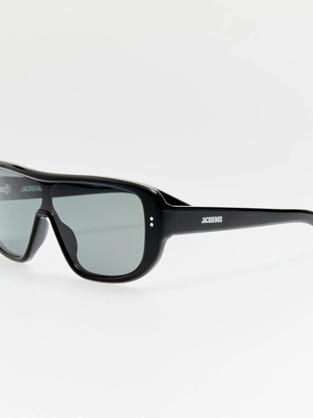 Linda Farrow Masco Sunglasses, black, view 2