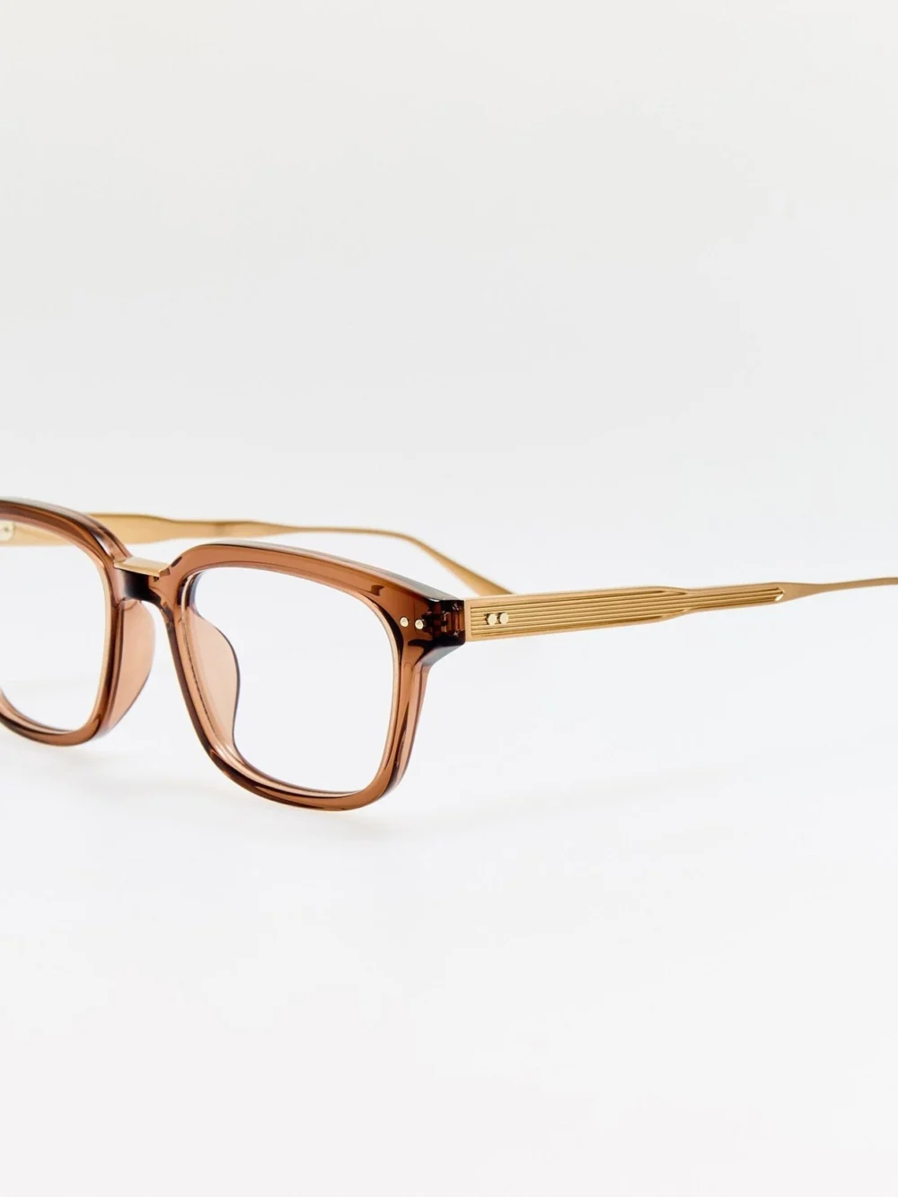 Linda Farrow Mauro Optical, brown, view 2
