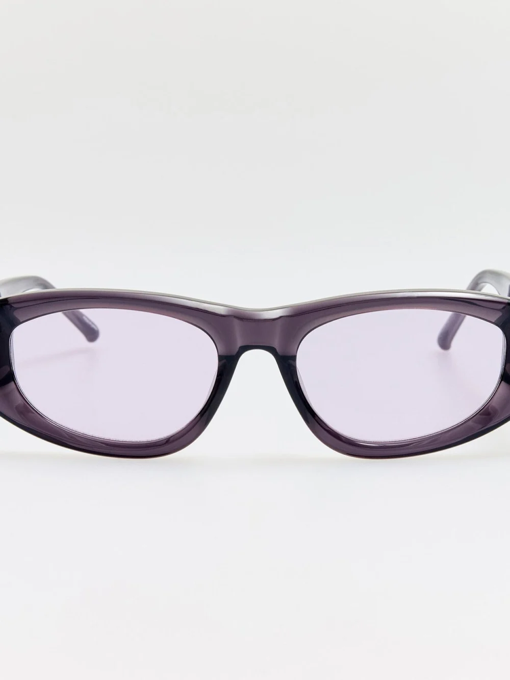 Linda Farrow Maya D-Frame Sunglasses in purple