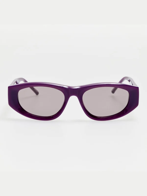 Linda Farrow Maya Sunglasses in Mauve