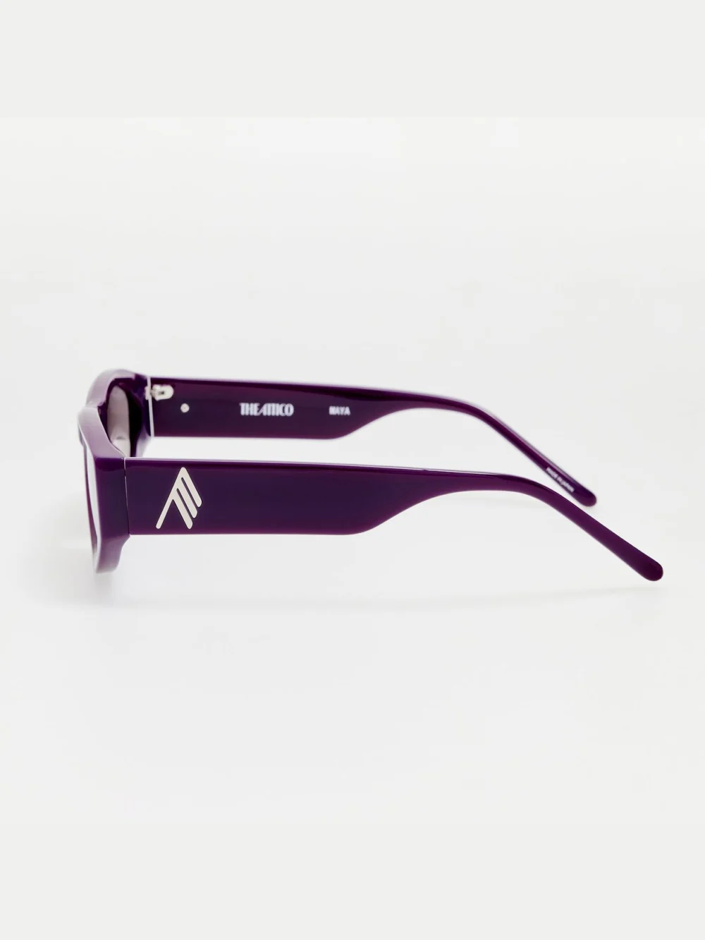Linda Farrow Maya Sunglasses, mauve, view 5
