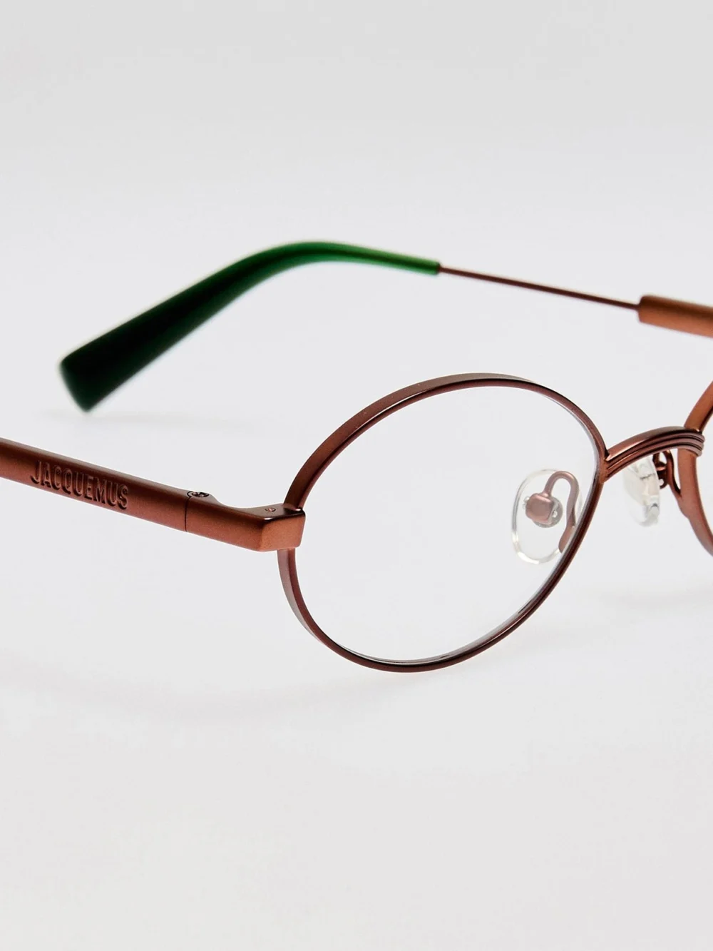 Linda Farrow Meunier Optical, metallic brown, view 4