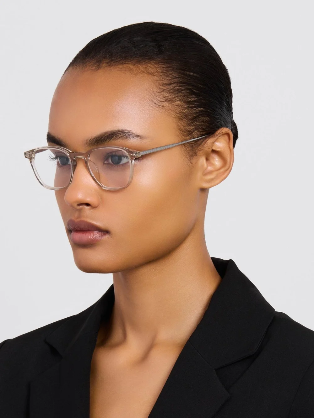Linda Farrow Micky Optical, truffle, view 5