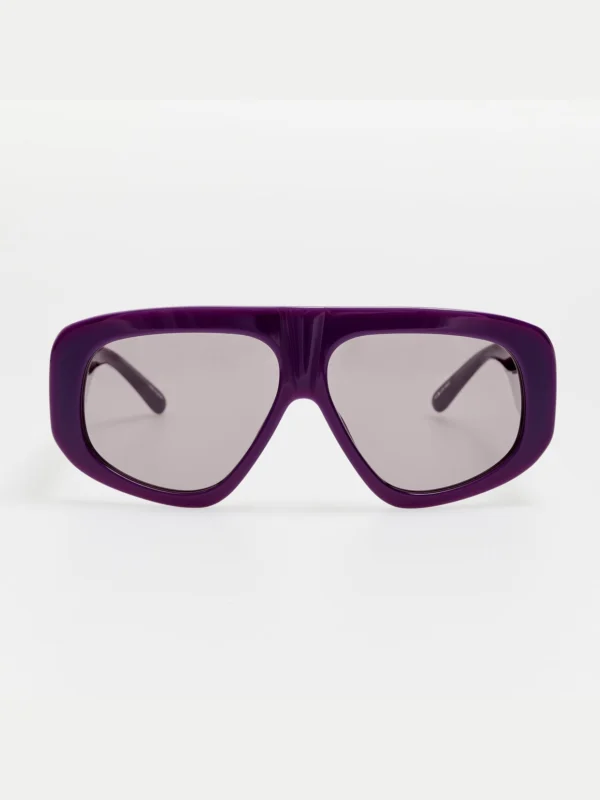 Linda Farrow Milano Sunglasses in Mauve