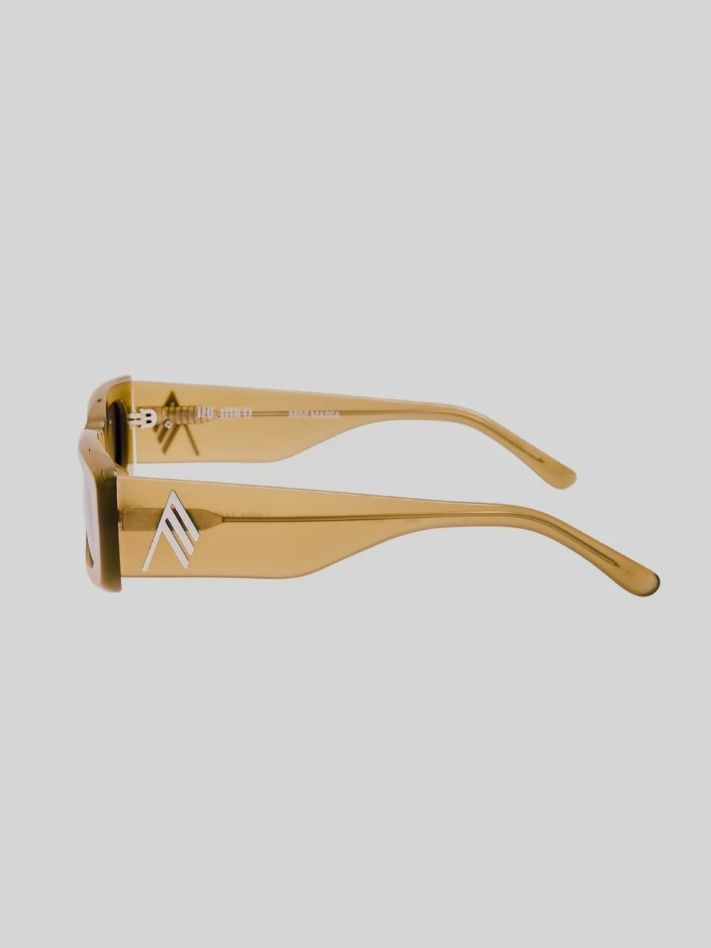 Linda Farrow Mini Marfa Sunglasses, mastice, view 2