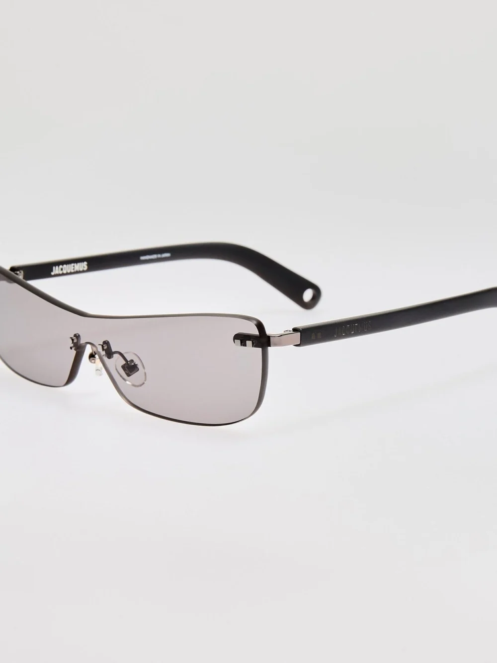 Linda Farrow Mirada Cat Eye Sunglasses, matt grey, view 3