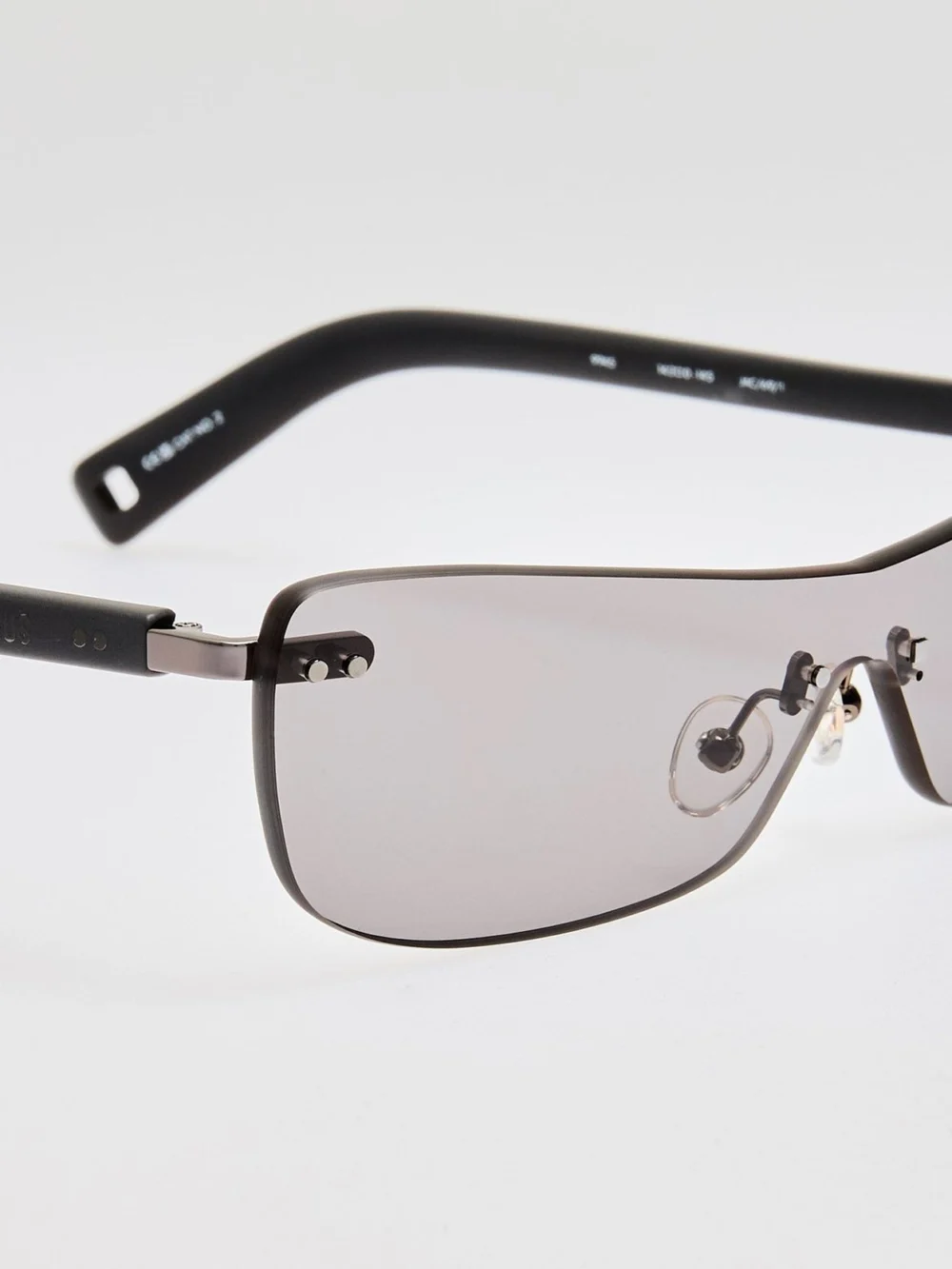 Linda Farrow Mirada Cat Eye Sunglasses, matt grey, view 4