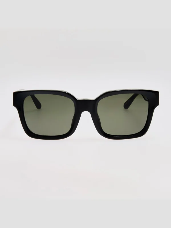 Linda Farrow Nathan Sunglasses in Black