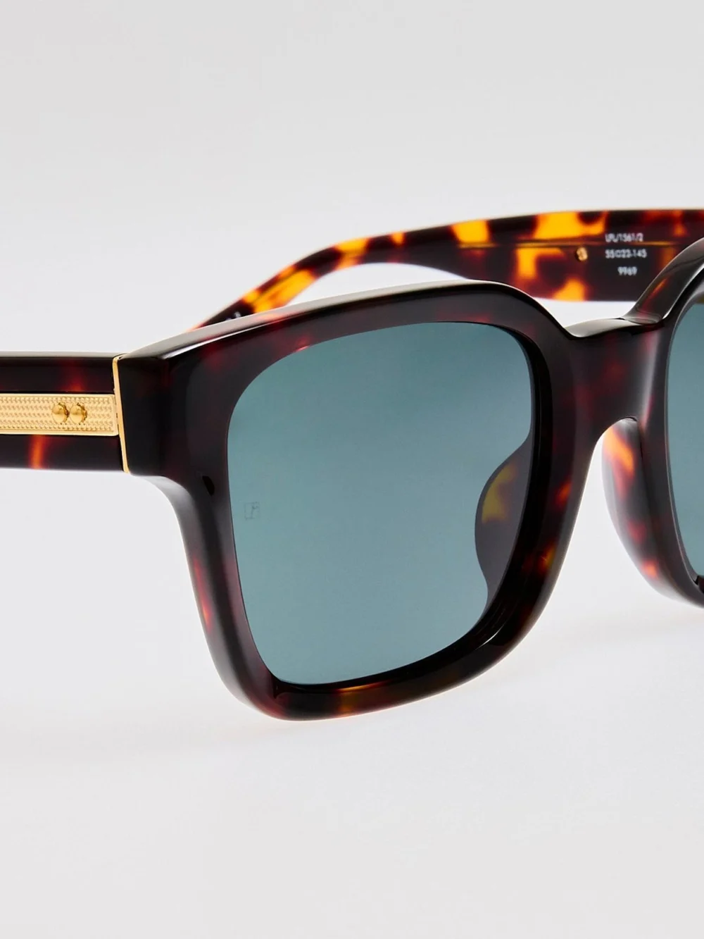 Linda Farrow Nathan Sunglasses, dark tortoiseshell, view 5