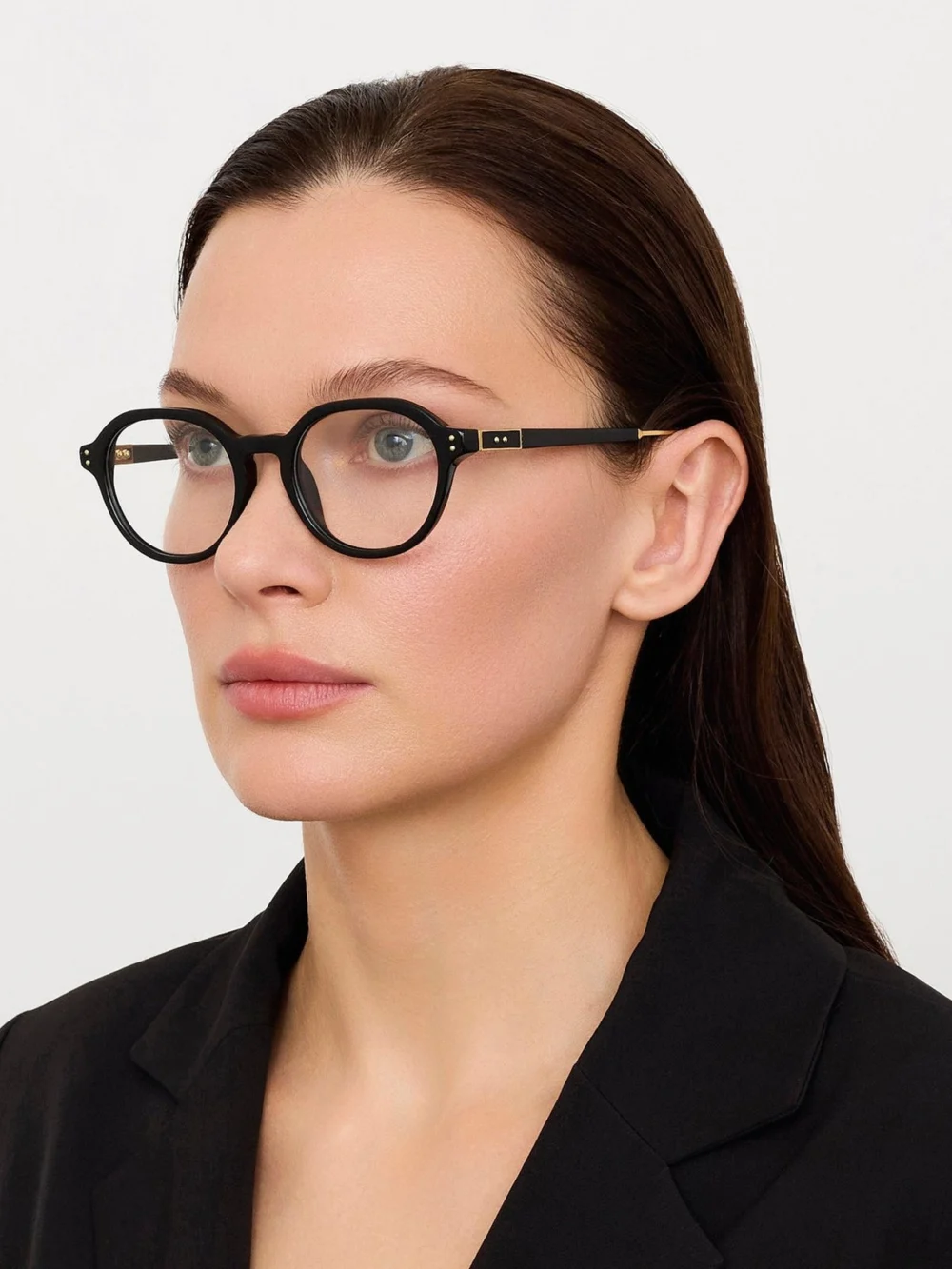 Linda Farrow Neilson Optical, black, view 3