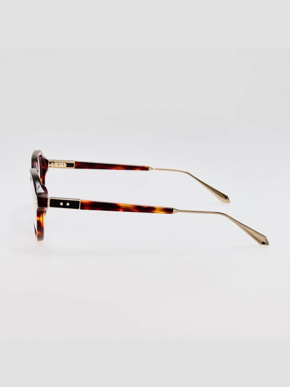 Linda Farrow Neilson Optical, dark tortoiseshell, view 6