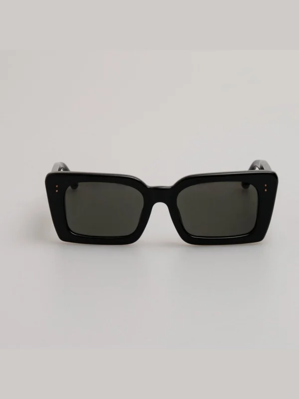 Linda Farrow Nieve Sunglasses in Black
