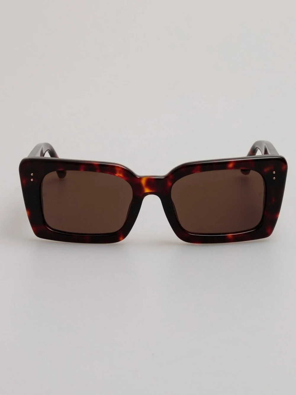Linda Farrow Nieve Sunglasses in tortoiseshell