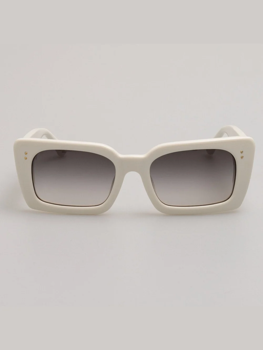 Linda Farrow Nieve Sunglasses in white