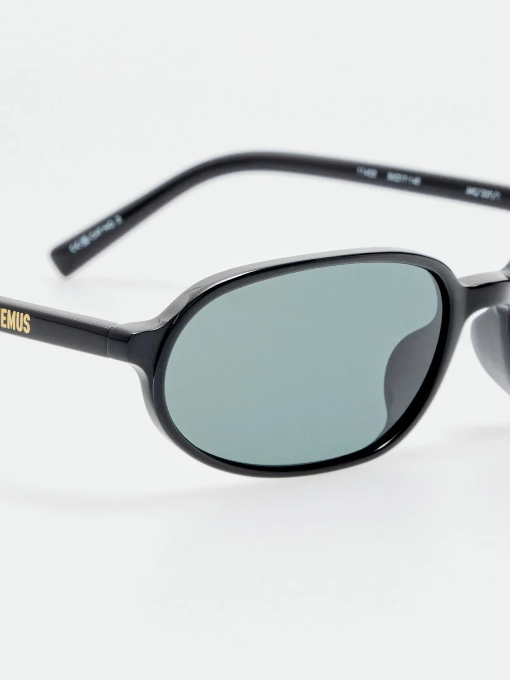 Linda Farrow Notte Sunglasses, black, view 5