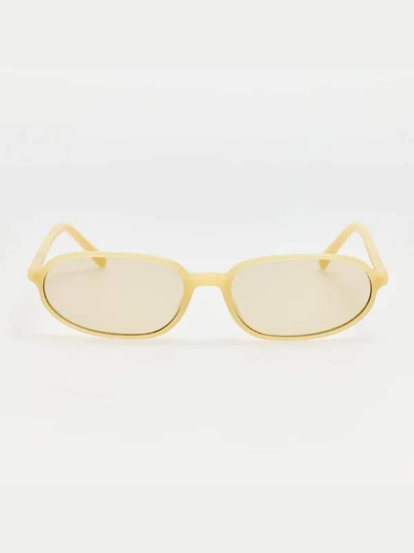 Linda Farrow Notte Sunglasses in Butter