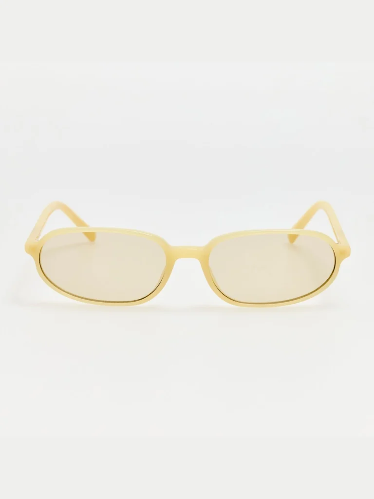 Linda Farrow Notte Sunglasses in Butter