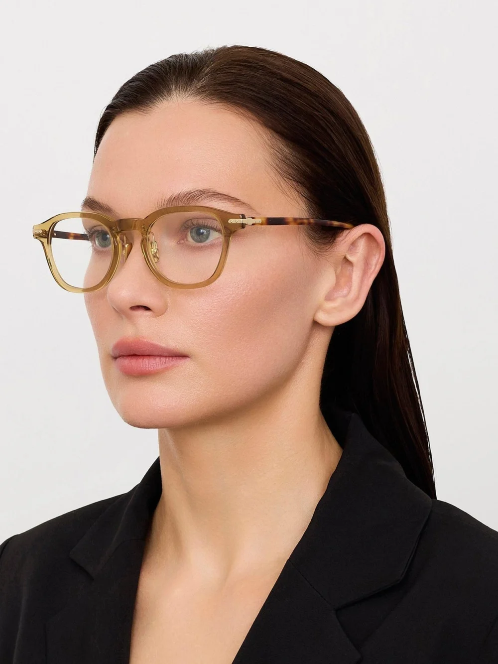 Linda Farrow Nouvel Optical, khaki, view 3