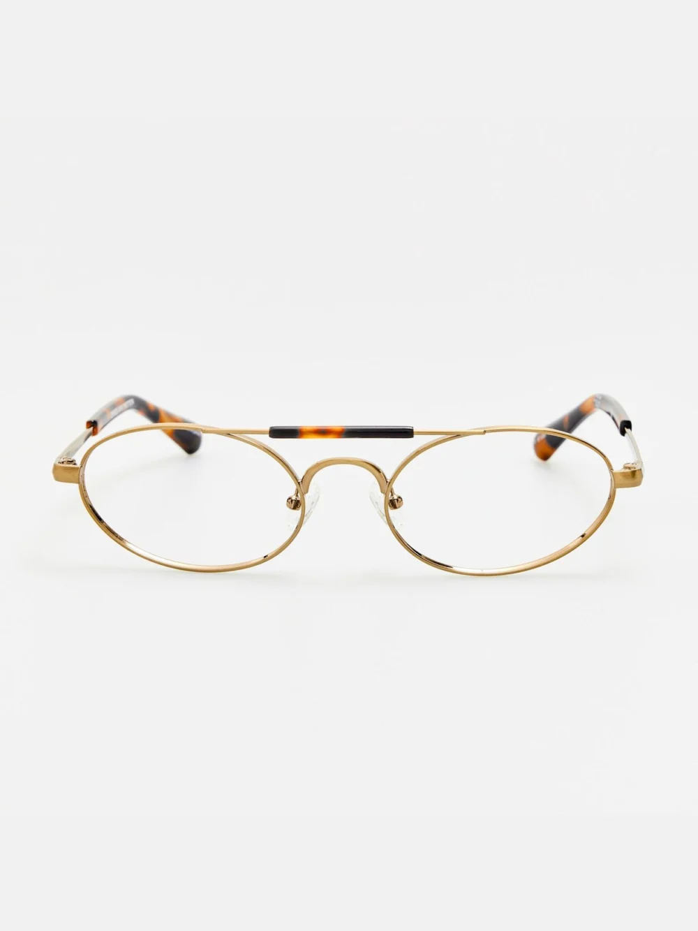 Linda Farrow Oval Optical in gold