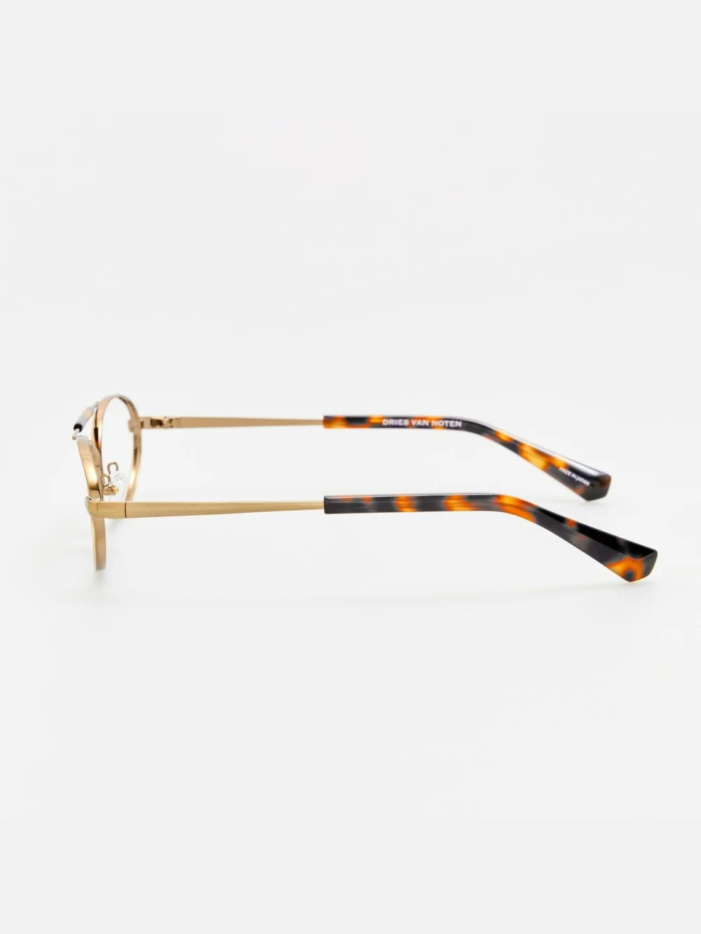 Linda Farrow Oval Optical, gold, view 2