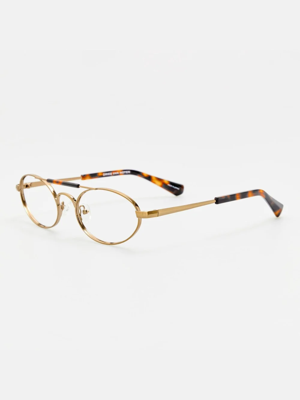 Linda Farrow Oval Optical, gold, view 3