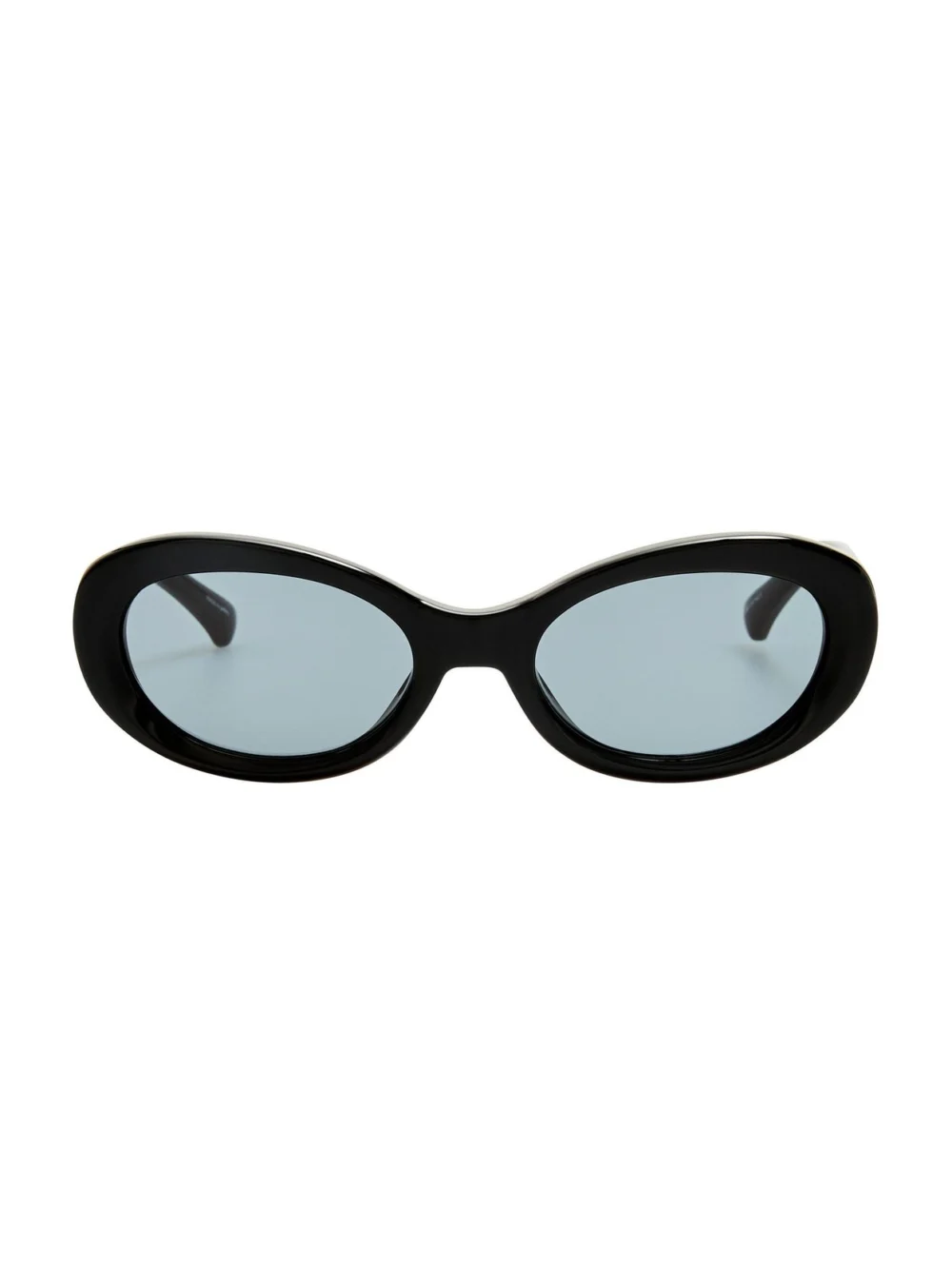 Linda Farrow Oval Sunglasses in black