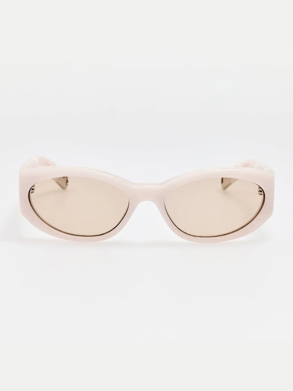 Linda Farrow Ovalo Sunglasses in marble