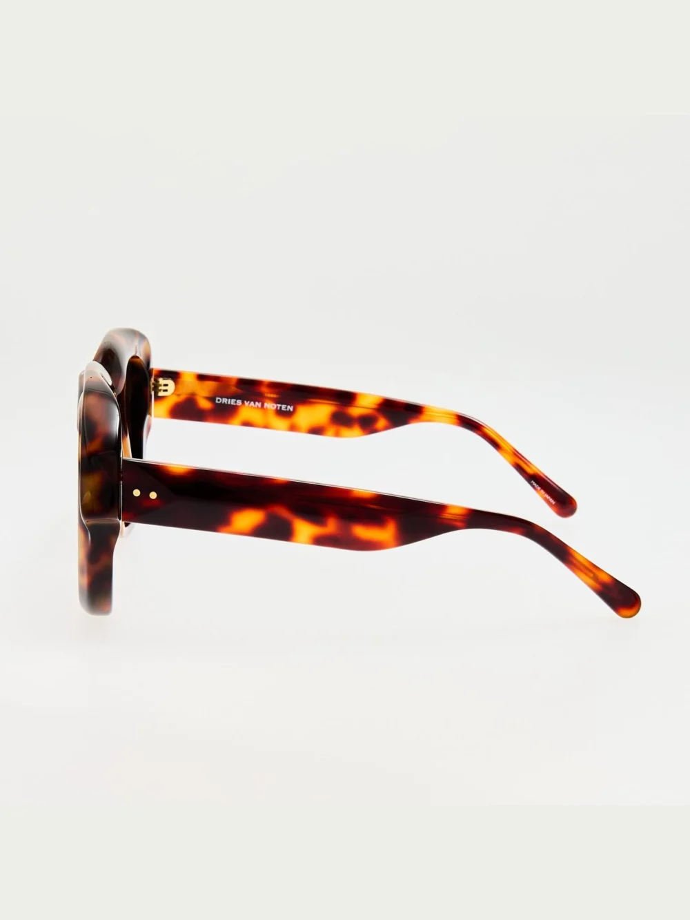 Linda Farrow Oversize Sunglasses, tortoiseshell, view 2