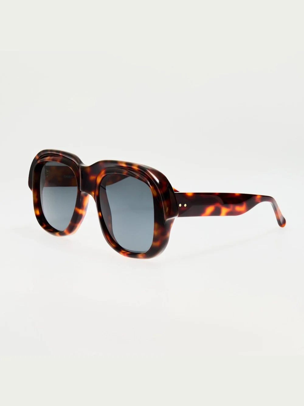 Linda Farrow Oversize Sunglasses, tortoiseshell, view 3