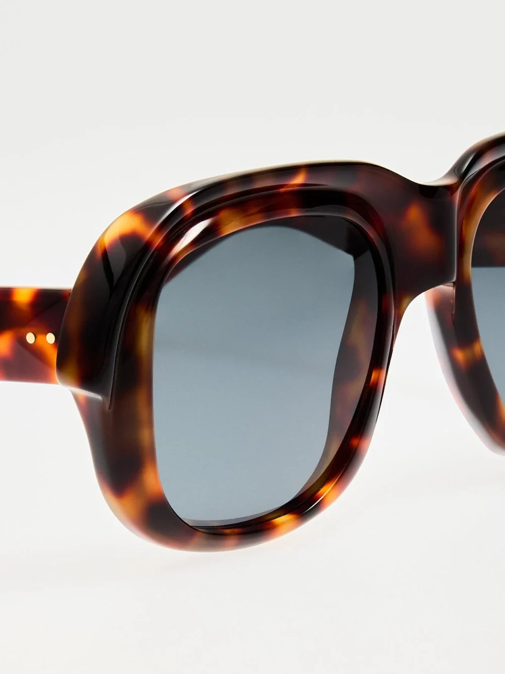 Linda Farrow Oversize Sunglasses, tortoiseshell, view 4