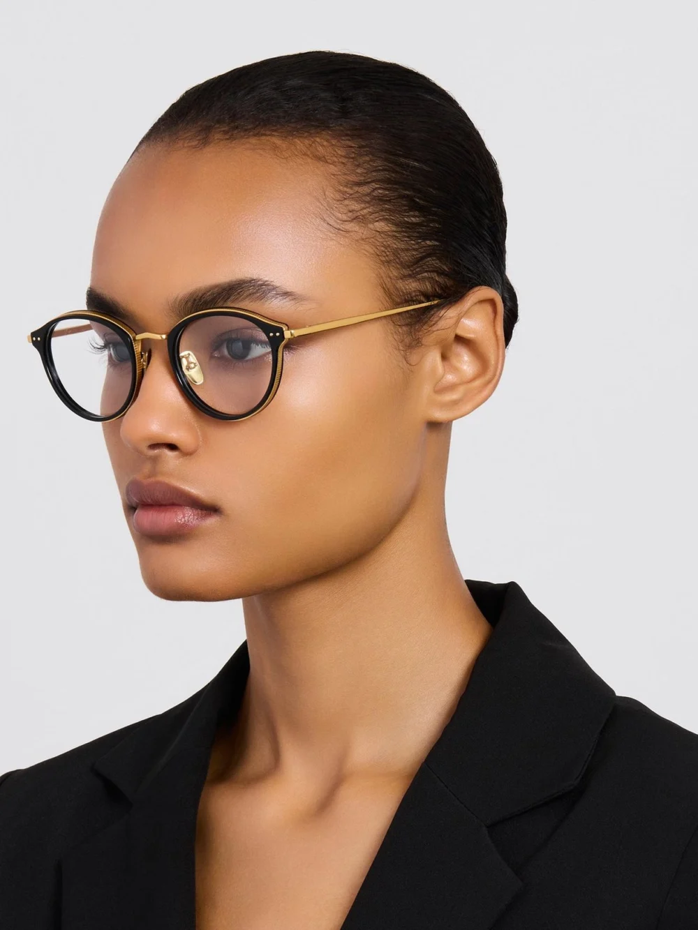 Linda Farrow Page Optical, black, view 5