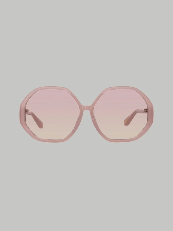 Linda Farrow Paloma Sunglasses in Lilac
