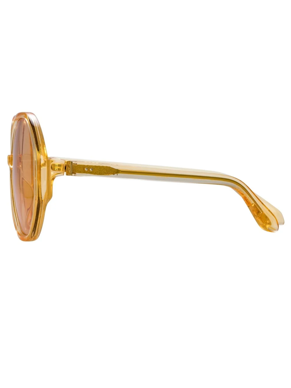 Linda Farrow Paloma Sunglasses, orange, view 2
