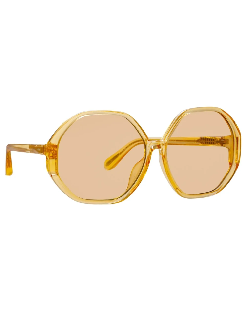 Linda Farrow Paloma Sunglasses, orange, view 4