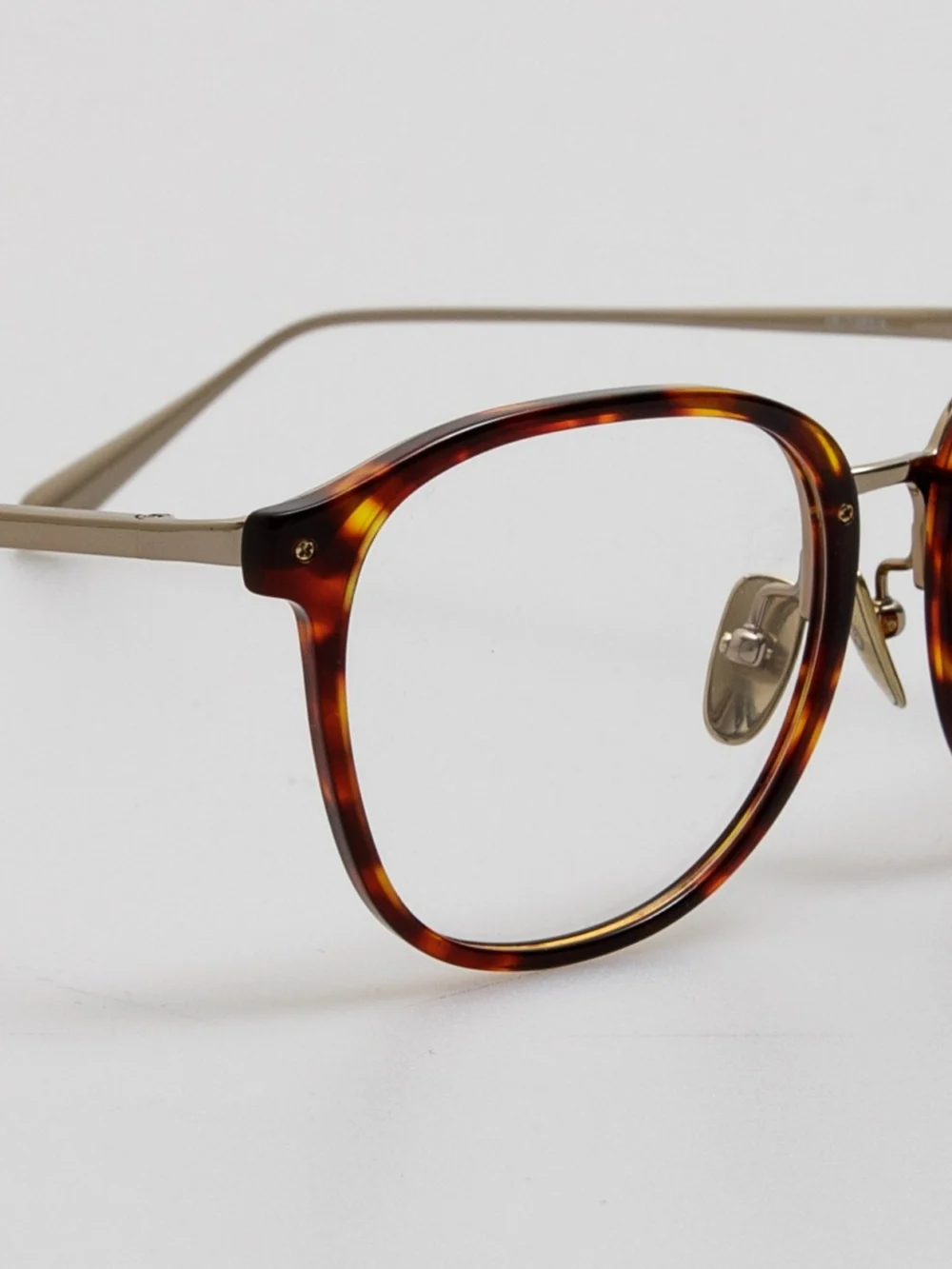 Linda Farrow Park Optical, caramel dark tortoiseshell, view 5