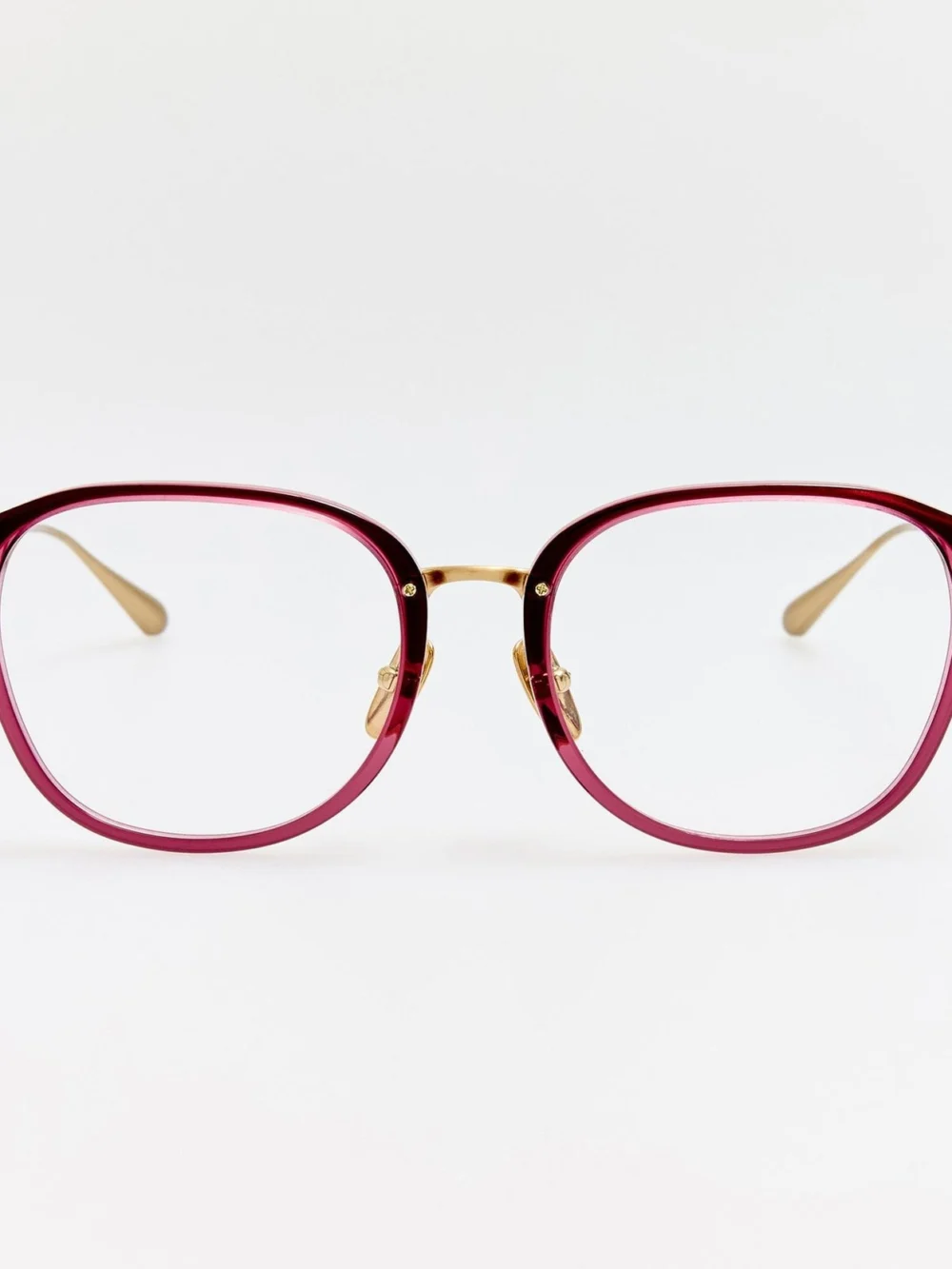Linda Farrow Park Optical in wine