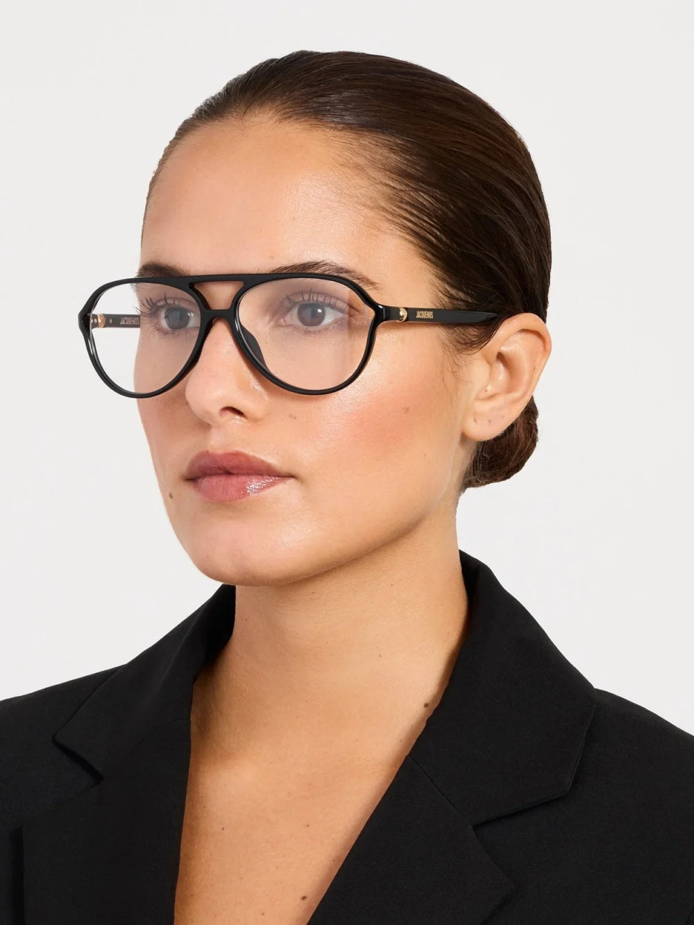 Linda Farrow Pastro Optical, black, view 3