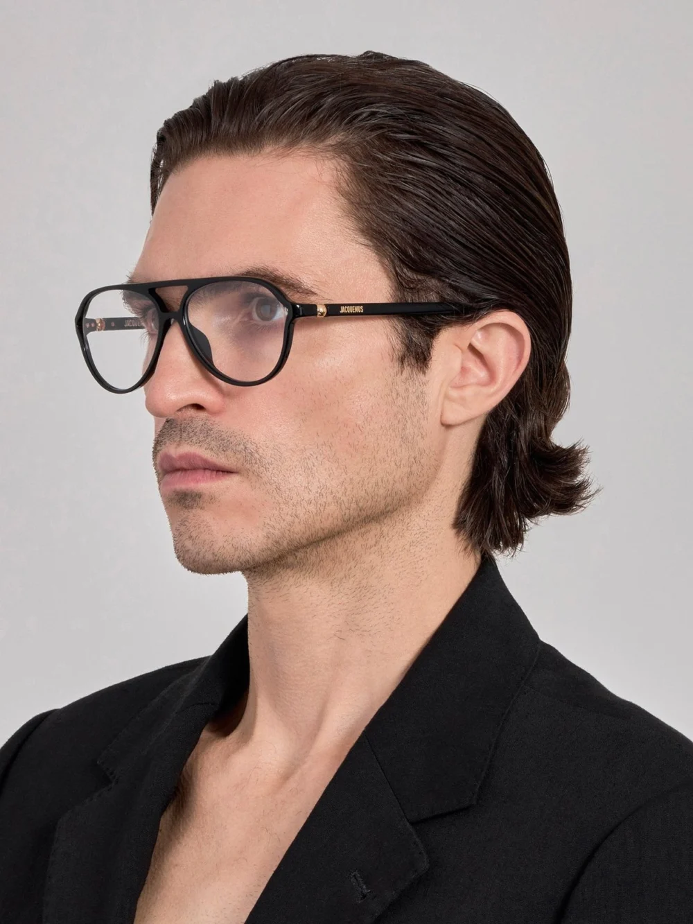 Linda Farrow Pastro Optical, black, view 4