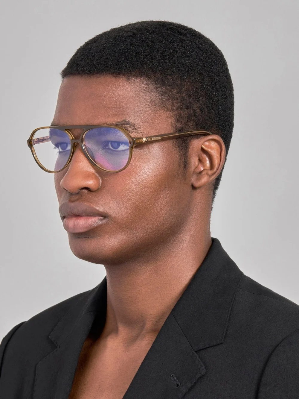 Linda Farrow Pastro Optical, brown, view 4